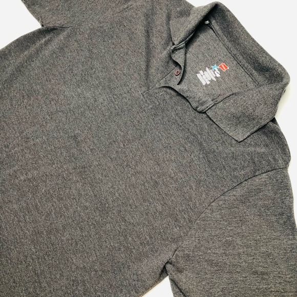 Bundle of 6 Hanes Mens Collared Grey Shirts, Office Casual, Work, XL - Picture 8 of 14